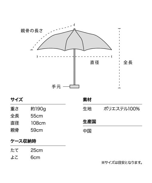 Wpc．(Wpc．)/【Wpc.公式】日傘 エアライトラージパラソルユニセックス 59cm 大きい 完全遮光 遮熱 UVカット 晴雨兼用 メンズ レディース 折り畳み 父の日 ギフト/img22