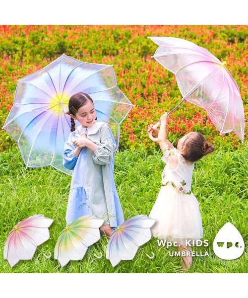 Wpc．(Wpc．)/【Wpc.公式】キッズ 雨傘 Wpc.KIDS フラワーフェアリーズアンブレラ 親骨50cm 子供用 子ども 男の子 女の子 長傘 雨傘 子供 おしゃれ 可愛い/img01