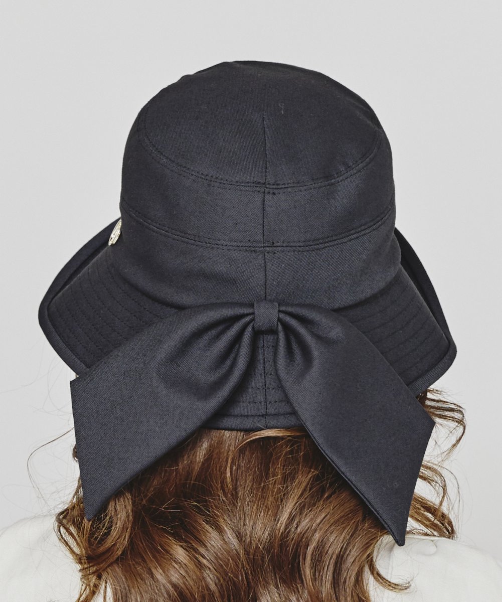 Chapeaud'O(Chapeaud'O) |Chapeau d' O OX Back Ribbon Cloche