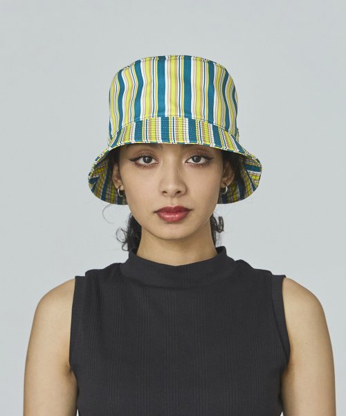 KANGOL(KANGOL)/KANGOL 70s STRIPE BUCKET/img06