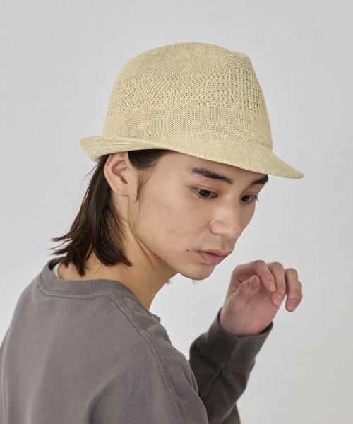 OVERRIDE(OVERRIDE)/OVERRIDE LINEN KNIT FEDORA/img14