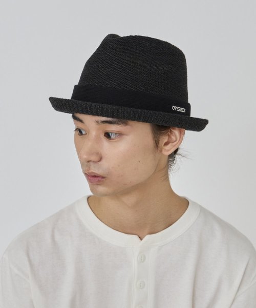 OVERRIDE(OVERRIDE)/OVERRIDE PAPER KNIT FEDORA/img01