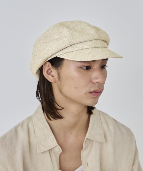 OVERRIDE(OVERRIDE)/OVERRIDE LINEN LIKE CASQUETTE/img02