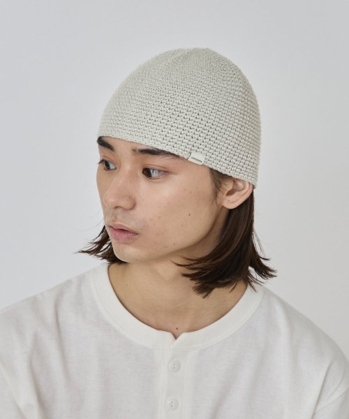 OVERRIDE(OVERRIDE)/OVERRIDE CROCHET SHORT BEANIE/img02