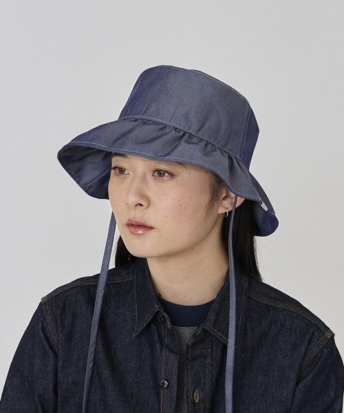 OVERRIDE(OVERRIDE)/OVERRIDE GABARDINE TUCK HAT SG/img01