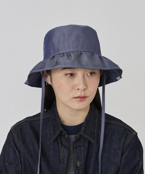 OVERRIDE(OVERRIDE)/OVERRIDE GABARDINE TUCK HAT SG/img03