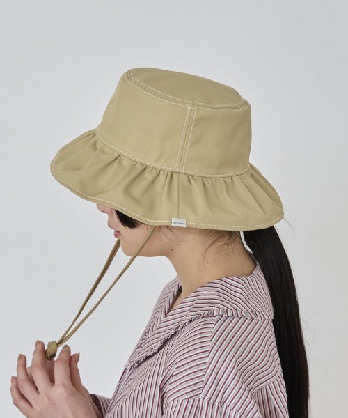 OVERRIDE(OVERRIDE)/OVERRIDE GABARDINE TUCK HAT SG/img08