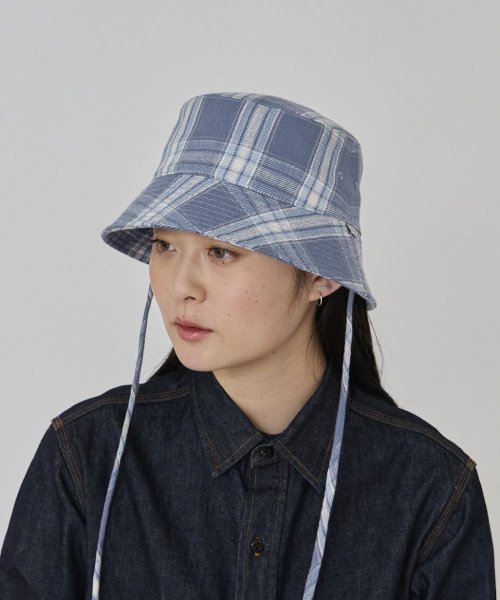 OVERRIDE(OVERRIDE)/OVERRIDE OGC CHECK BUCKET HAT SG/img01