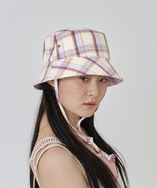 OVERRIDE(OVERRIDE)/OVERRIDE OGC CHECK BUCKET HAT SG/img06