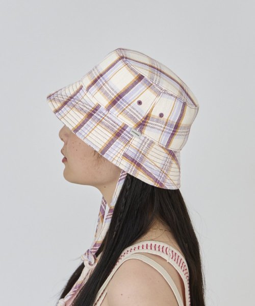 OVERRIDE(OVERRIDE)/OVERRIDE OGC CHECK BUCKET HAT SG/img07