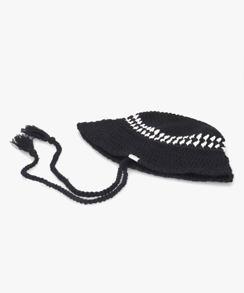 OVERRIDE(OVERRIDE)/OVERRIDE REC KNIT CROCHET CLOCHE SG/img15