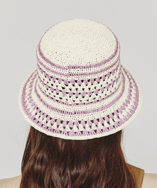Chapeaud'O(Chapeaud’O)/Chapeau d' O Crochet Border Bucket/img04