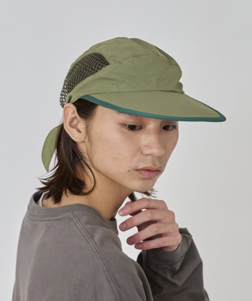 OVERRIDE(OVERRIDE)/OVERRIDE REN LONG BILL TIE BACK CAP/img02