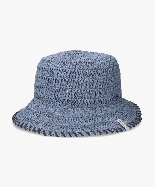 OVERRIDE(OVERRIDE)/OVERRIDE PAPER CROCHET ST BUCKET HAT/img10