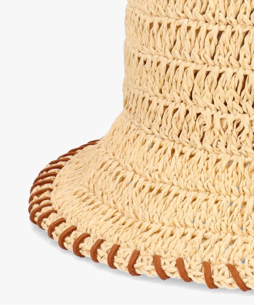 OVERRIDE(OVERRIDE)/OVERRIDE PAPER CROCHET ST BUCKET HAT/img17