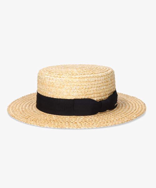 OVERRIDE(OVERRIDE)/OVERRIDE TOOTHED STRAW BOATER/img10