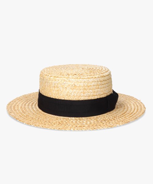 OVERRIDE(OVERRIDE)/OVERRIDE TOOTHED STRAW BOATER/img12