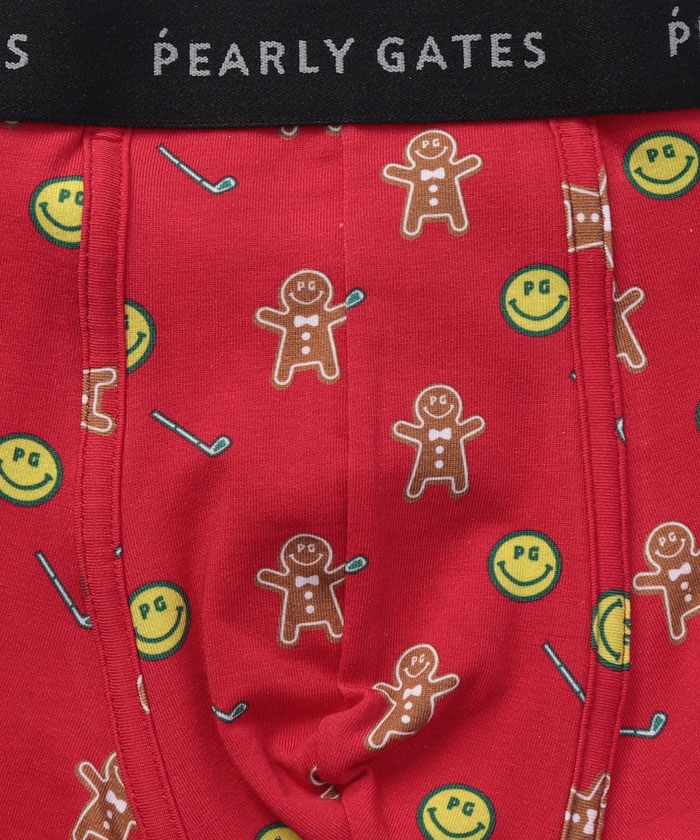 PEARLY GATES(パーリーゲイツ) / イチゴ柄/クラッチバッグ/グリーン