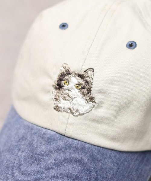 ar/mg(エーアールエムジー)/【W】【NH－1200ANI】【it】【RIVER UP】ANIMAL EMBROIDERY PIGMENT DYE BASEBALL LOW CAP/img16