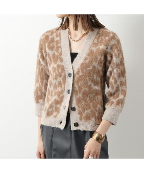 GANNI(ガニー)/GANNI カーディガン Leopard Jacquard Cardigan K1976 2596/img03