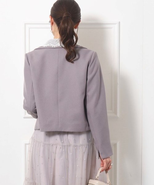 Couture Brooch(クチュールブローチ)/レース衿付きアソート ショートジャケット/img24