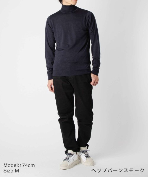 JOHN SMEDLEY(ジョンスメドレー)/ジョンスメドレー JOHN SMEDLEY CHERW ニット メンズ 長袖 タートルネック セーター CHERWELL ROLL NECK PULLOVER /img07