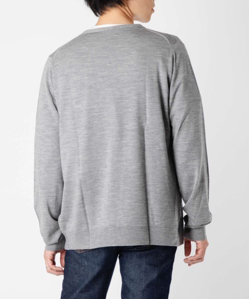 ジョンスメドレー JOHN SMEDLEY PETWORTH カーディガン メンズ 長袖 Vネック エクストラファインメリノウール 30ゲージ PETWORTH R1981527560(15290円)