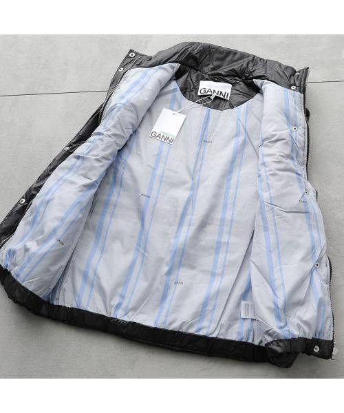 GANNI(ガニー)/GANNI 中綿ベスト Shiny Quilt Vest F8386 6632/img09