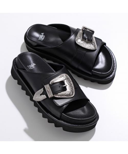 TOGA PULLA(トーガ プルラ)/TOGA PULLA サンダル Western Buckle Sandals AJ1235 コンチョ/img02