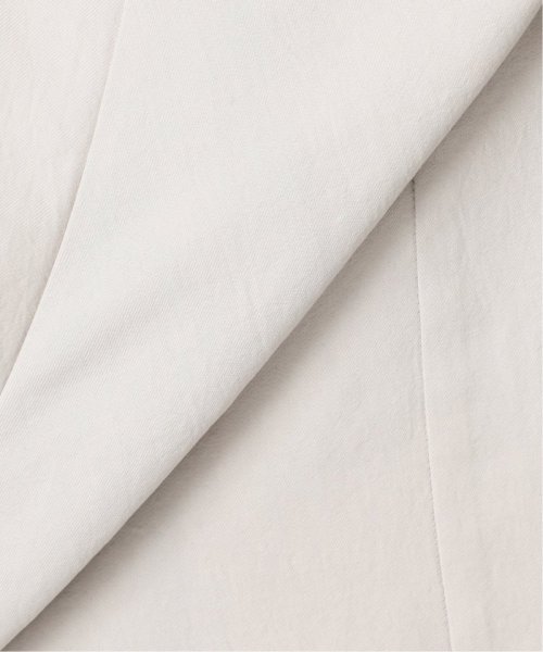 ライトフルクロススタンドカラーロングコート 