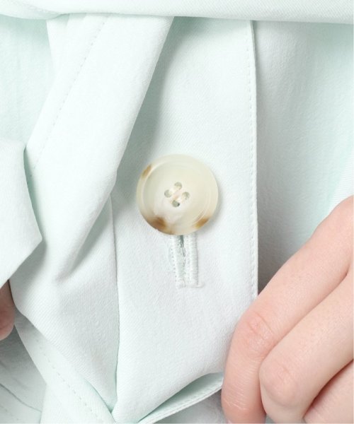 ライトフルクロススタンドカラーロングコート 