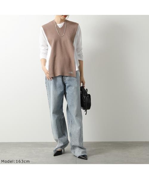 MM6 Maison Margiela(MM６　メゾンマルジェラ)/MM6 メゾンマルジェラ ベスト S62TH0039 S18379 Vネック/img02