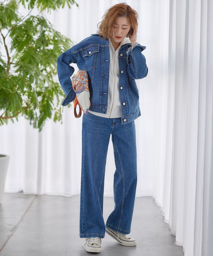 再入荷/RED CARD TOKYO×23区】オーバーサイズ デニム ジャケッ