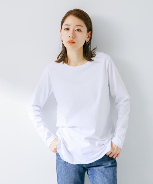 URBAN RESEARCH Sonny Label(アーバンリサーチサニーレーベル)/ベーシックヘムレイヤーラウンドロングスリーブTシャツ/img03