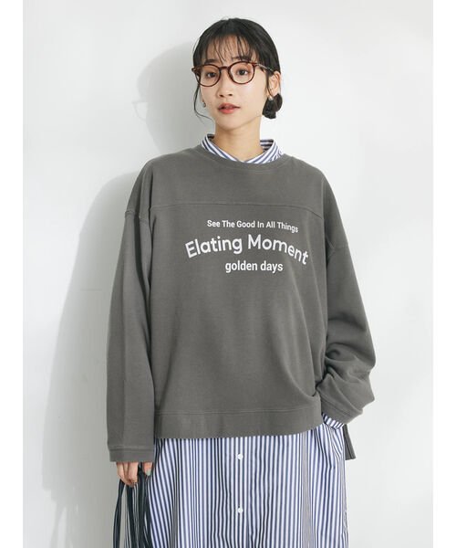 CRAFT STANDARD BOUTIQUE(クラフトスタンダードブティック)/ミニ裏毛パウダー加工PT P/O L/S/img01