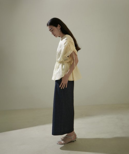 WEB限定】シャーリングスリーブブラウス/24SS(505893892) | サロン 