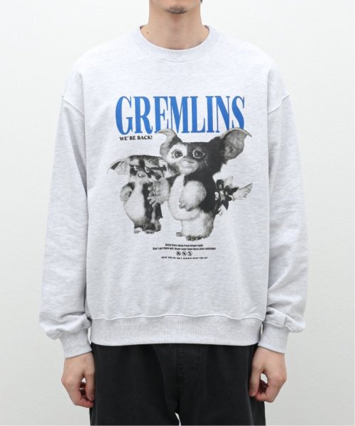 B.C STOCK(ベーセーストック)/【GREMLINS / グレムリン】別注 モノトーンプリントスウェット/img07