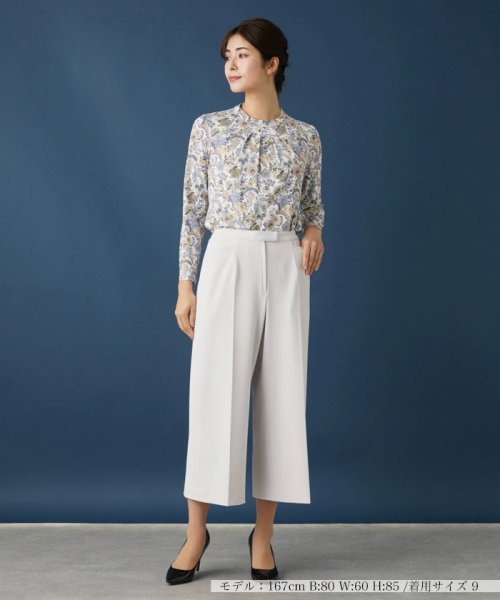 ワイドクロップドパンツ B80