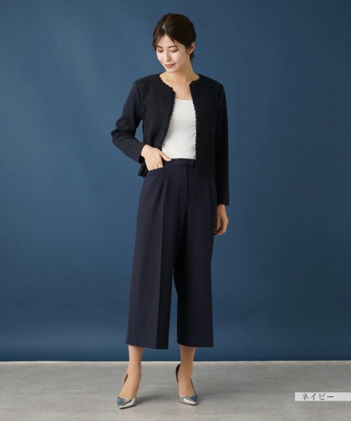 ワイドクロップドパンツ B80