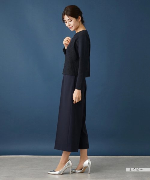 ワイドクロップドパンツ B80