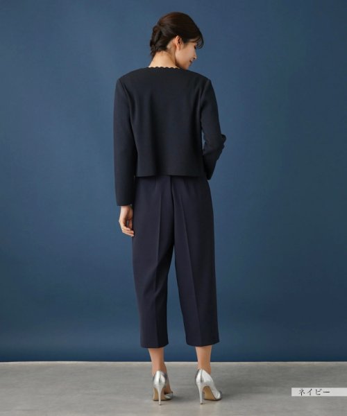 ワイドクロップドパンツ B80