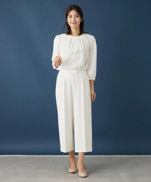 ワイドクロップドパンツ B80