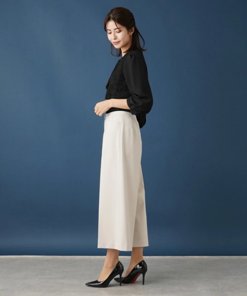 ワイドクロップドパンツ B80