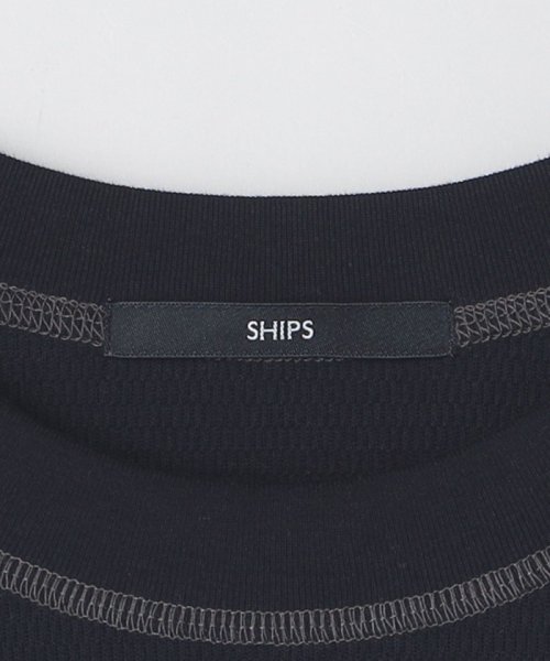 SHIPS MEN(シップス　メン)/SHIPS: ハニカム メッシュ カラーステッチ 長袖 Tシャツ/img14