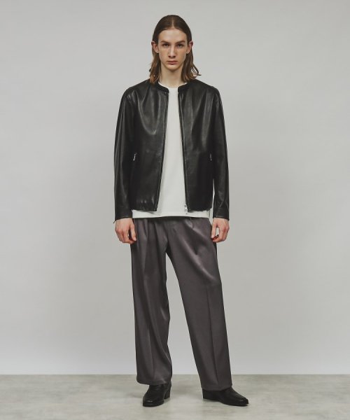 ラムレザーシングルライダースジャケット 