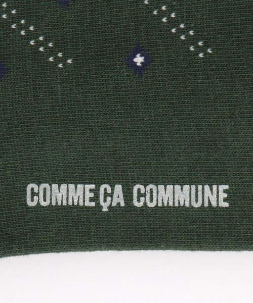  COMME CA COMMUNE(コムサコミューン)/レジメン 小紋柄 ソックス/img04