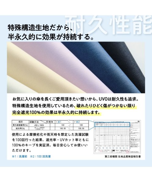 Wpc．(Wpc．)/【Wpc.公式】日傘 UVO(ウーボ) 8本骨 フローラル 親骨55cm 大きい 完全遮光 遮熱 UVカット100% 晴雨兼用 レディース 長傘/img05