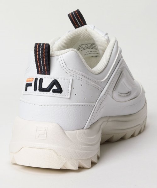 FILA（Shoes）(フィラ（シューズ）)/Distorter Premium/ ディストータープレミアム  カジュアル厚底スニーカー  / ホワイトオレンジ/img02