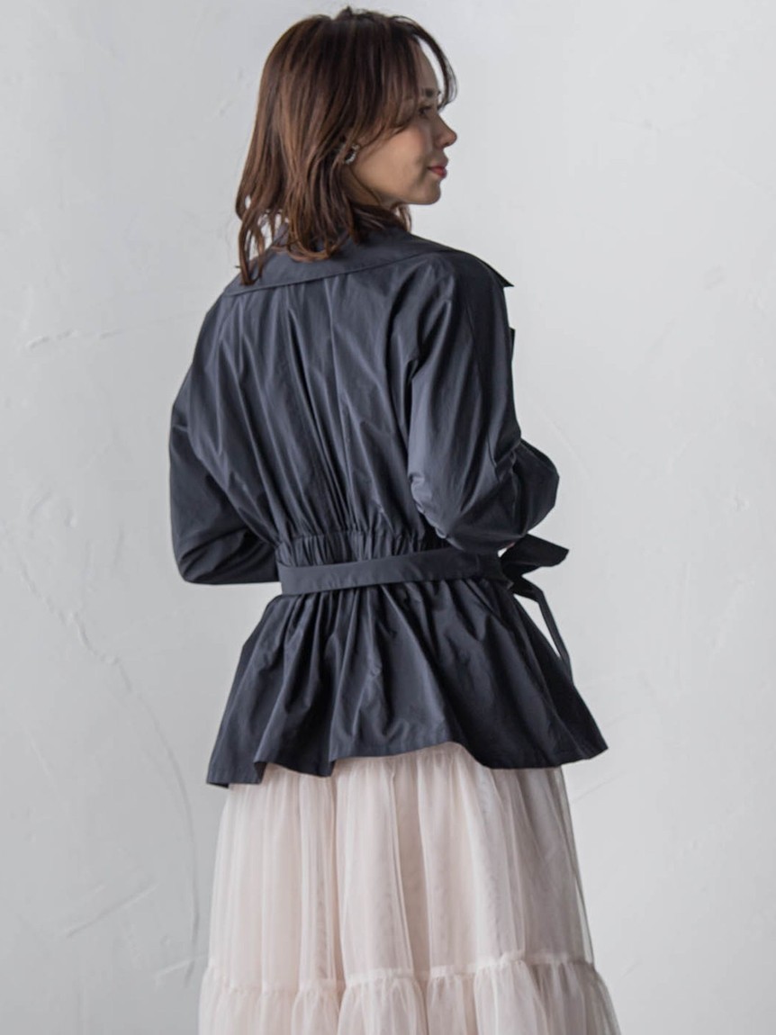 カーニ です★新品★24SS ファリーロ撥水ショートトレンチ 手洗い可 カーニ 様専用です☆新品☆24SS ファリーロ撥水ショートトレンチ 手洗い可