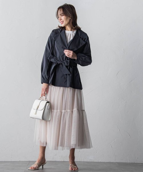 ファリーロ撥水ショートトレンチ≪手洗い可能≫ 